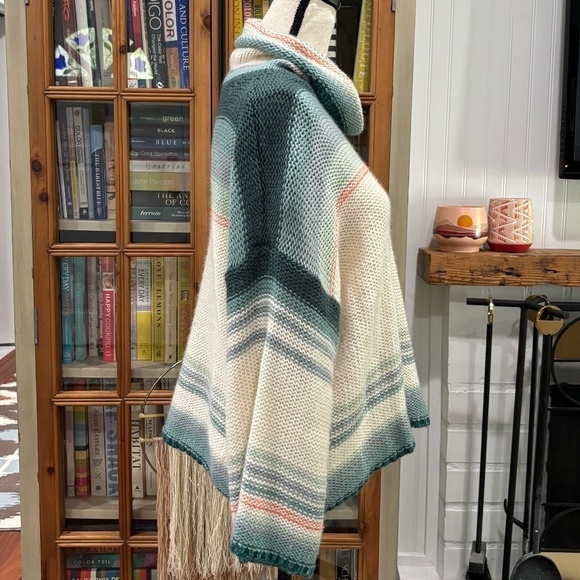 Anthropologie Courtney Ombre Cowl Neck Sweater, Size Medium - Picture 4 of 13